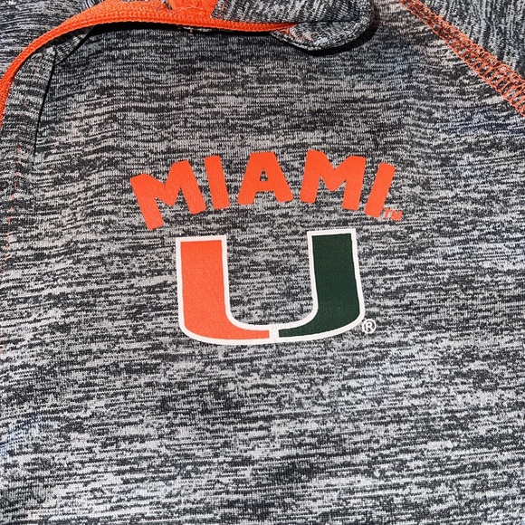University of MIAMI 3/4 zip 🙌🏻 - Picture 3 of 8